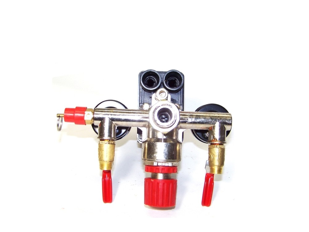 Automatic Pressure Switch Manifold Regulator Gauges Valves for Air Compressor