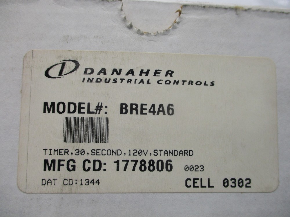DANAHER BRE4A6 TIMER NSMP