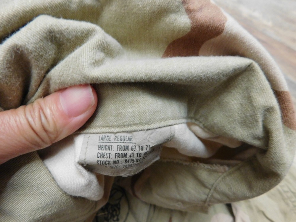 US NAVY SEABEES DCU COAT TOP SIZE LARGE - REGULAR