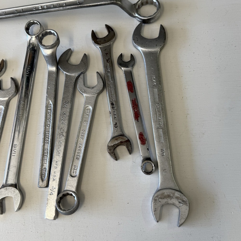 Random Mixed Wrench Tools Lot - Mostly Vintage - See Pics
