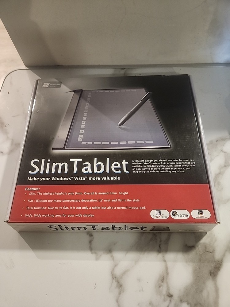 Slim Tablet Windows Vista Office Ink 12.1" Wide