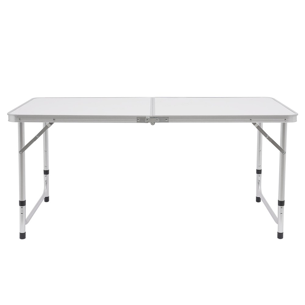 Portable Folding Table Indoor & Outdoor Adjustable Height Table for Picnic, BBQ