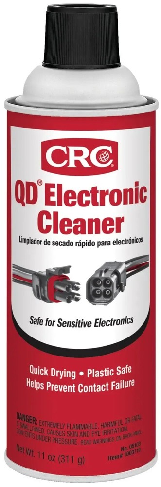 CRC 05103 QD Electronic Cleaner 11 oz, Quick Drying - Plastic Safe
