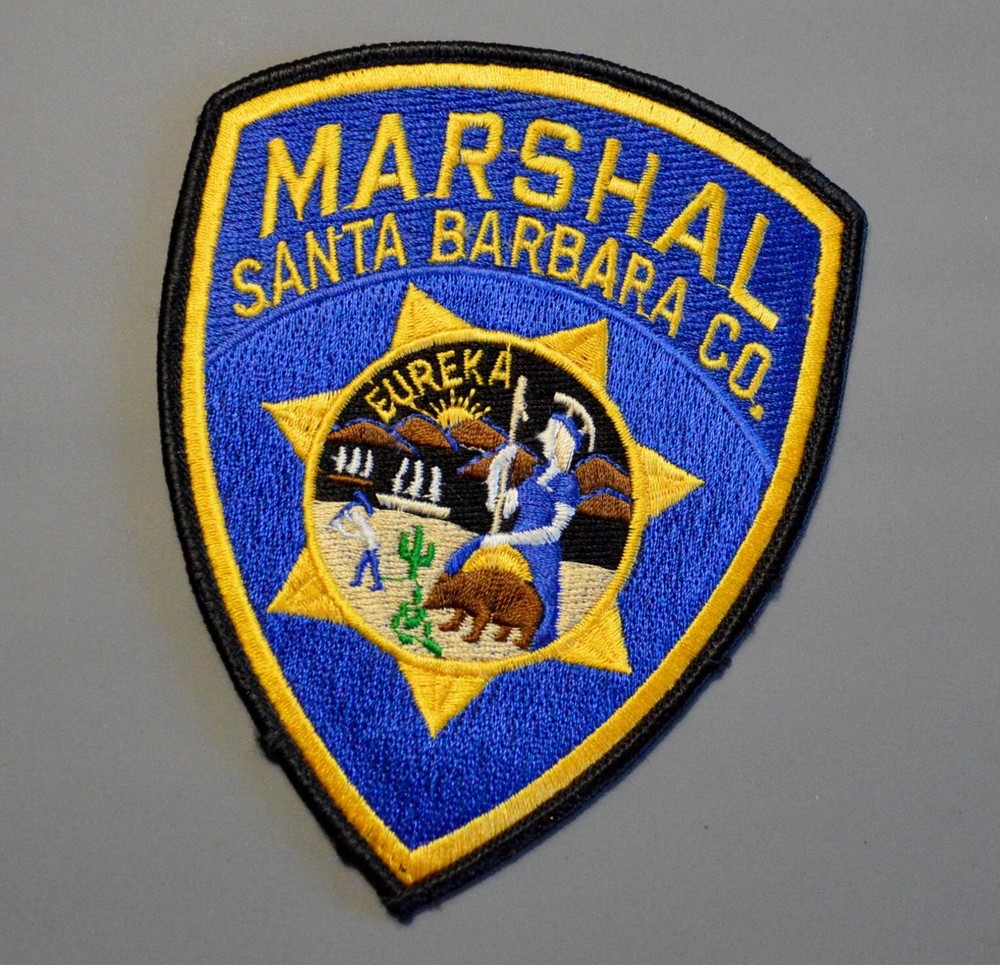 Santa Barbara County California Marshal Patch #3 ++ VG CA