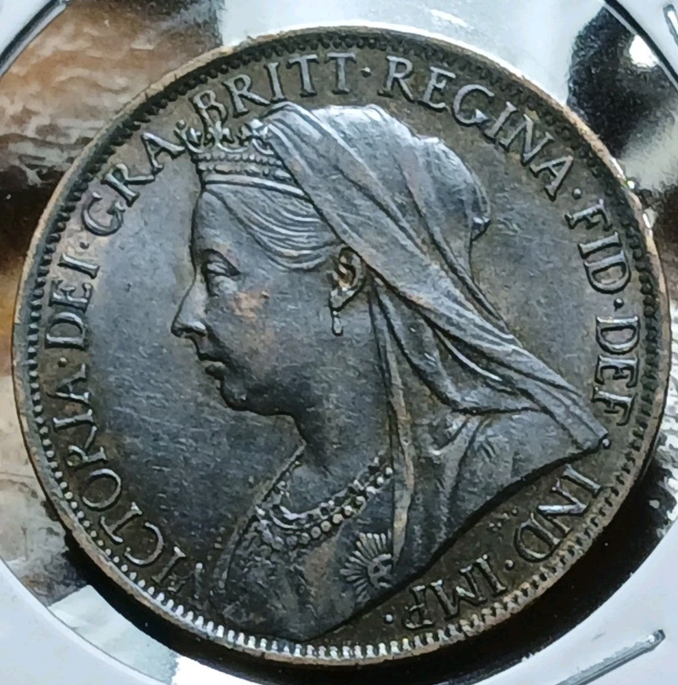 1899 Great Britain Large Penny AU