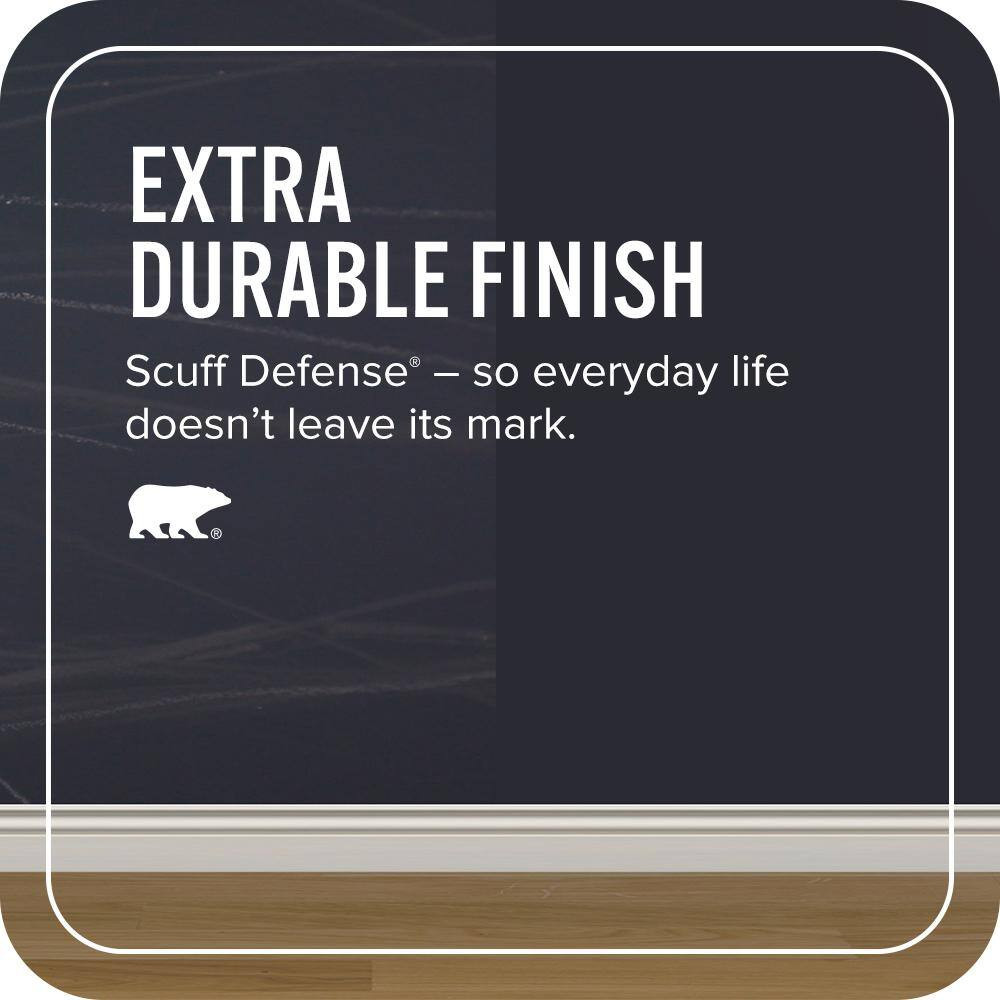 1 Gal. #150F-6 Gallery Red Extra Durable Flat Interior Paint & Primer