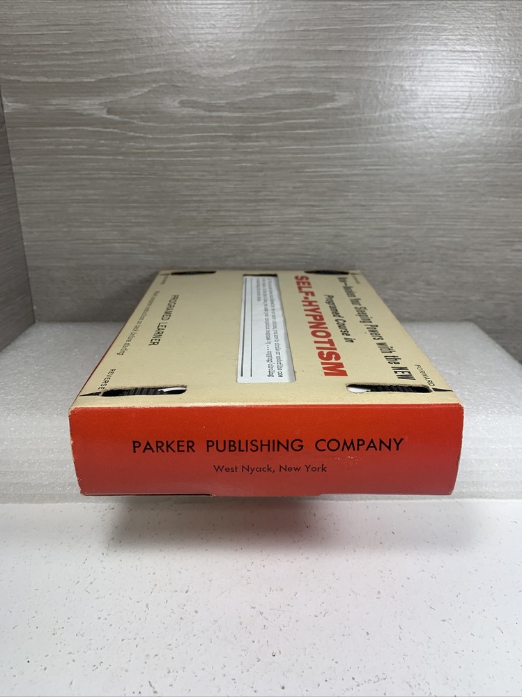 Vintage Self Hypnotism Box Programmed Learner Course - Educational Publ. NY