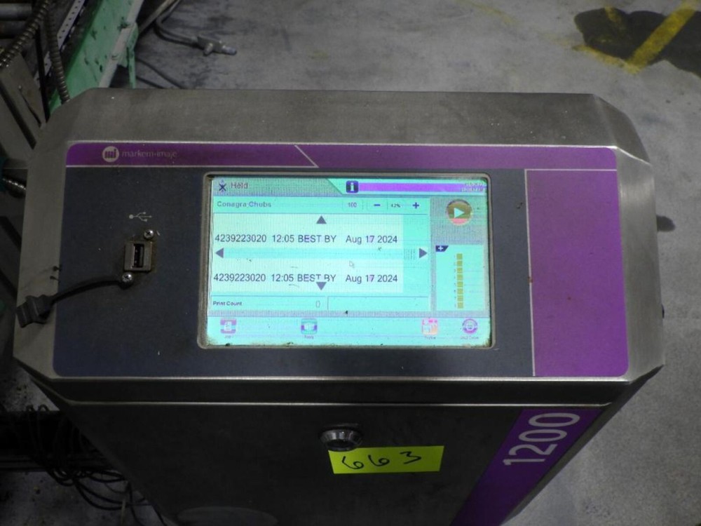 Markem Imaje 1200 High Resolution Thermal Inkjet Printer