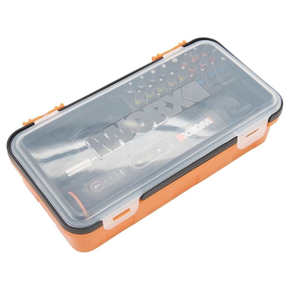 Worx 4-Volt Cordless Screwdriver with 25 Bits, Case -OB