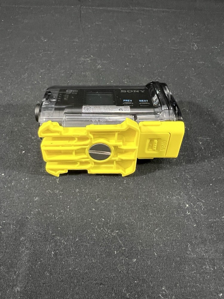 SONY HDR AS15 Camera w/Waterproof Case & Battery.