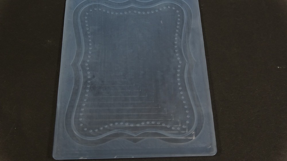 Lifestyle Crafts Quickutz Embossing Folder Picture Frame