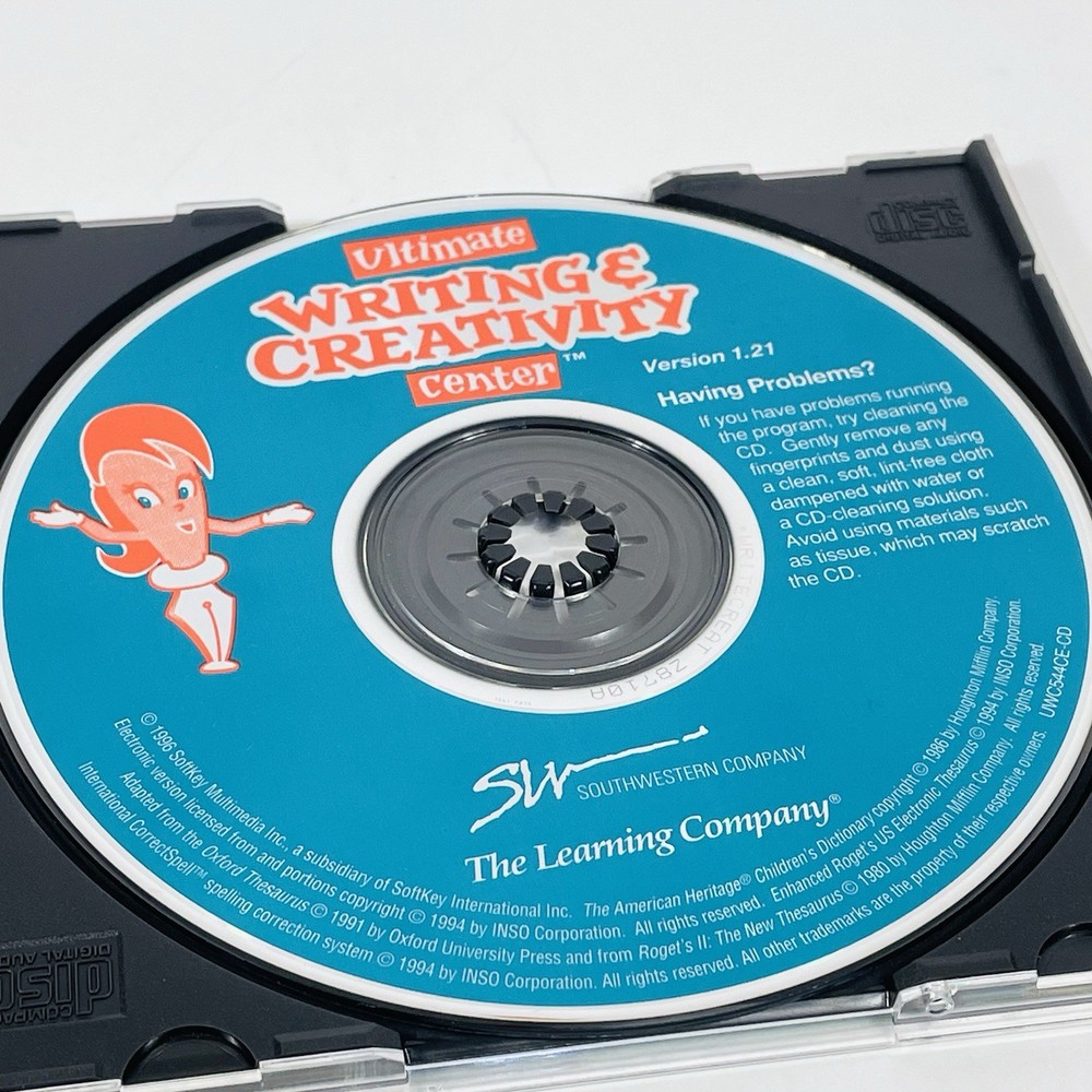 Ultimate Writing and Creativity Center Software PC CD-ROM Activities For Kids