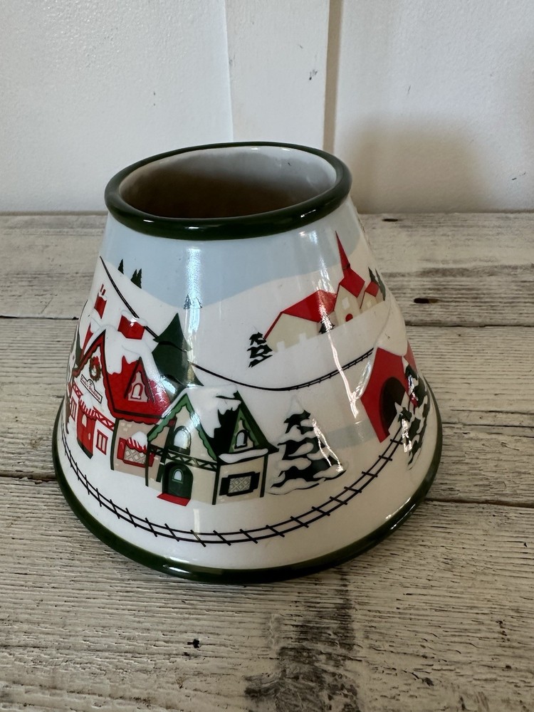 White Barn Candle Company Jar Christmas Winter Diffuser Top Ceramic