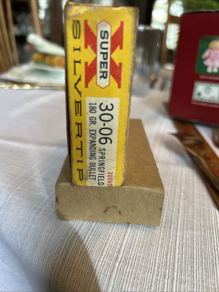 Western Super X Power Point 30-06 Springfield 180 Gr Empty Ammo Box w/ Insert