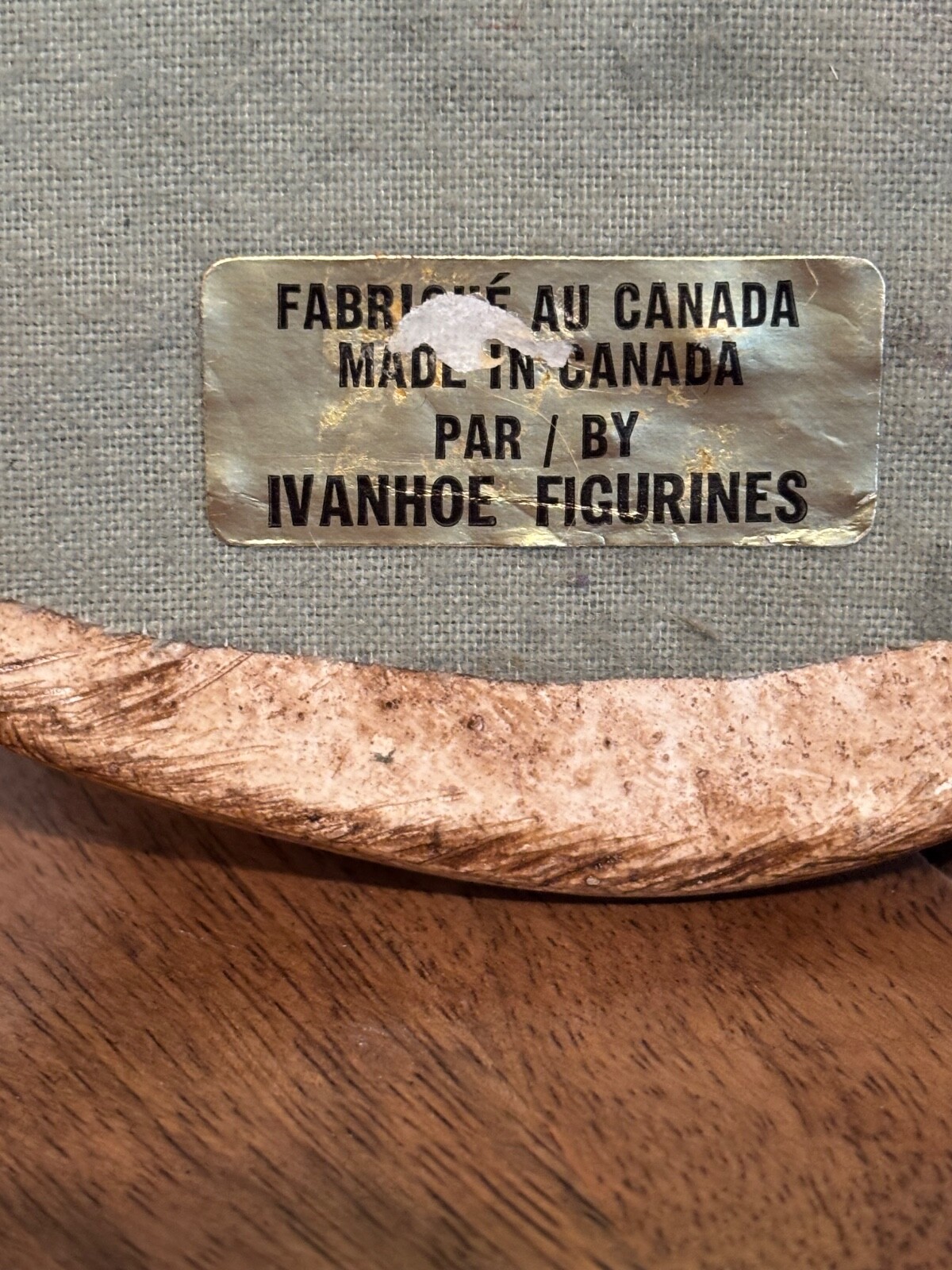 Wolf Eskimo Inuit Couple With Seal Pup Sculpture Made In Canada