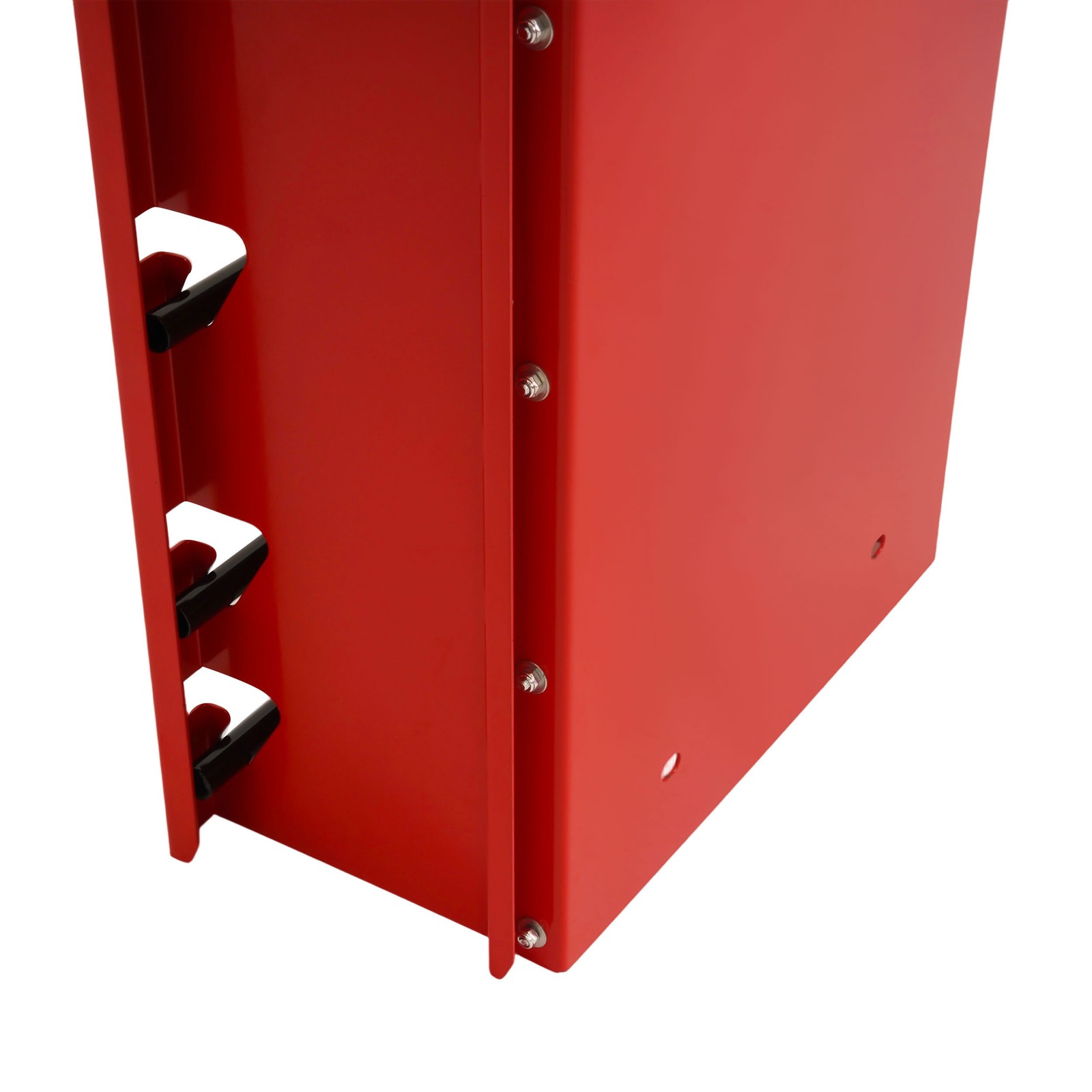 Red Wire Reel Holder 5 Rods Wire Spool Dispenser Rack For Industrial Electrical