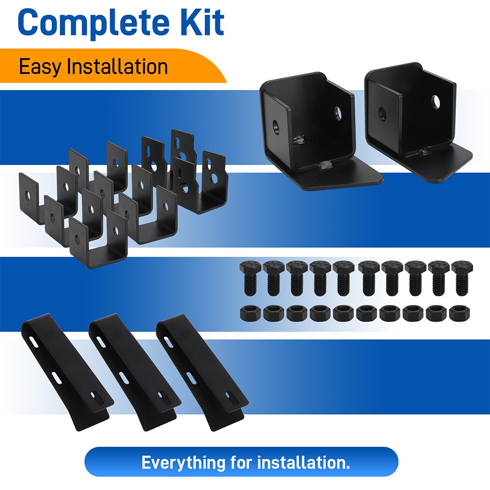 For 2007-2013 Chevy Silverado GMC Sierra Crew Cab Rear Seat Lift Kit 2.5" inch