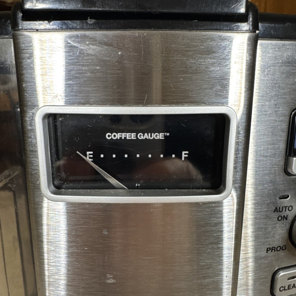 Cuisinart DCC-3000P1 Silver Black Electric 12-Cup Programmable Coffee Maker