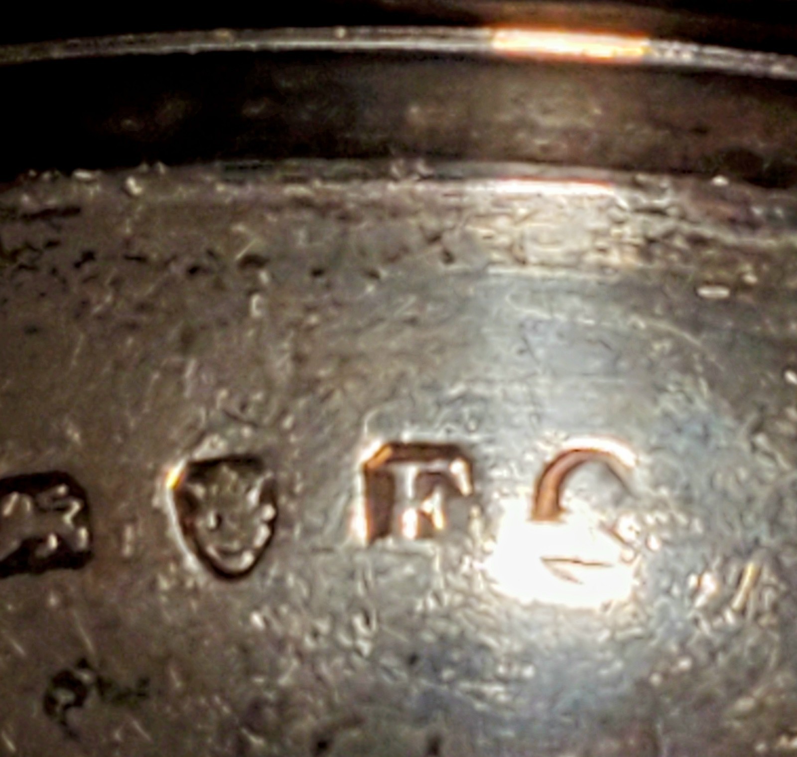 Antique Georgian Sterling Silver Wine Funnel Strainer London Hallmarked 49 Grams