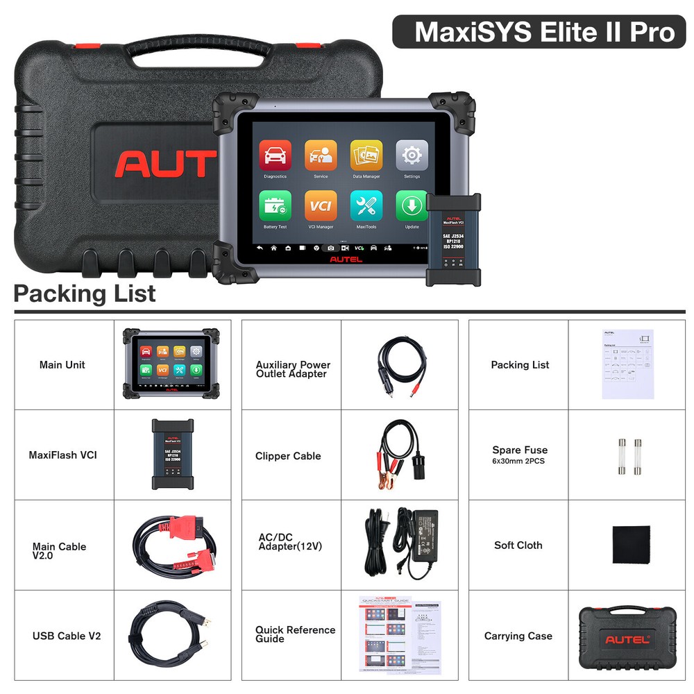 2026 Autel MaxiSys Elite II PRO ULTRA Scanner J2534 E.CU Programming Coding Tool