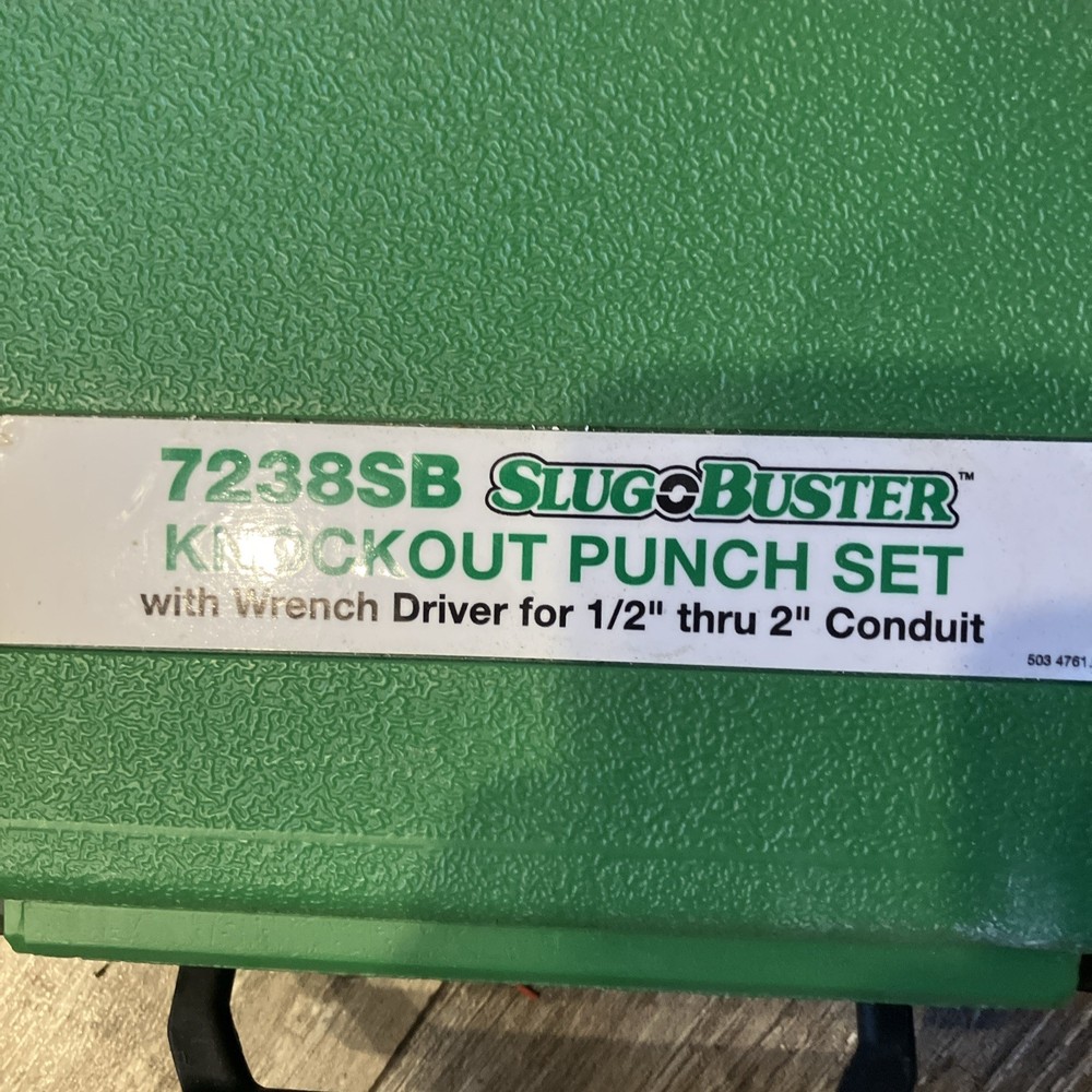 7238sb greenlee knockout set