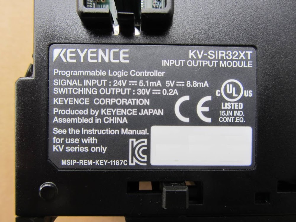 KEYENCE KV-SIR32XT USED
