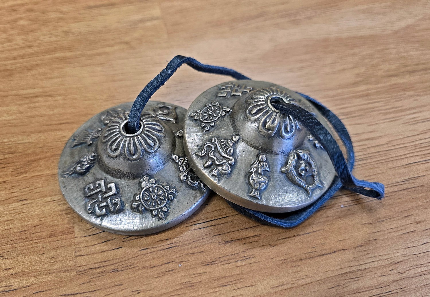 Cast Bronze Tingsha Cymbals Bells Chimes Meditation Healing