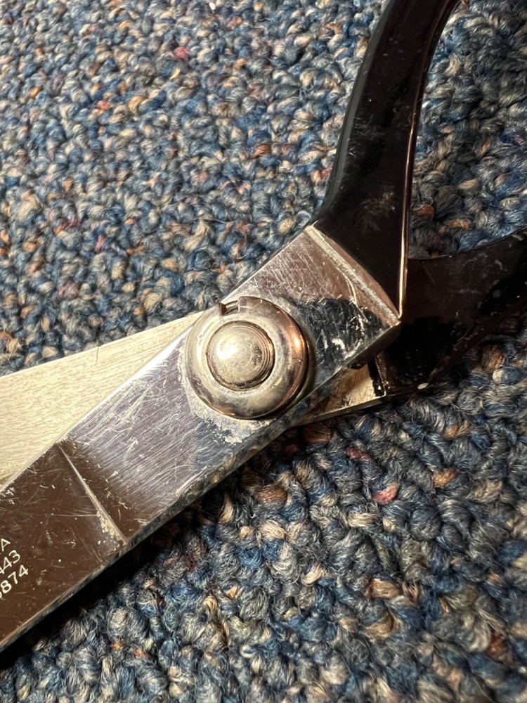 Vintage Wiss model C pinking shears, exc., original box