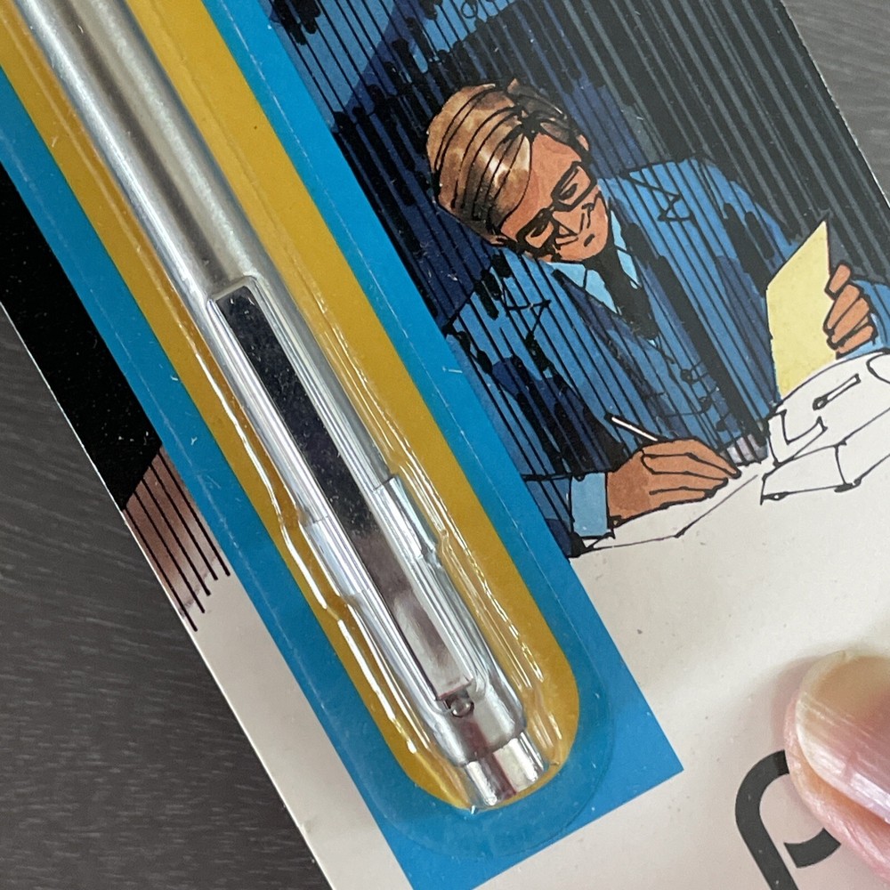 Ozburn Janesville Pen Pointer Extending Ball Point Pen Pointer Silver - NOS