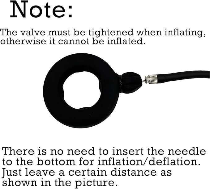 Inflatable Penis Ring Pump Male Enhancer Ejaculation Delay Cock Ring Erection