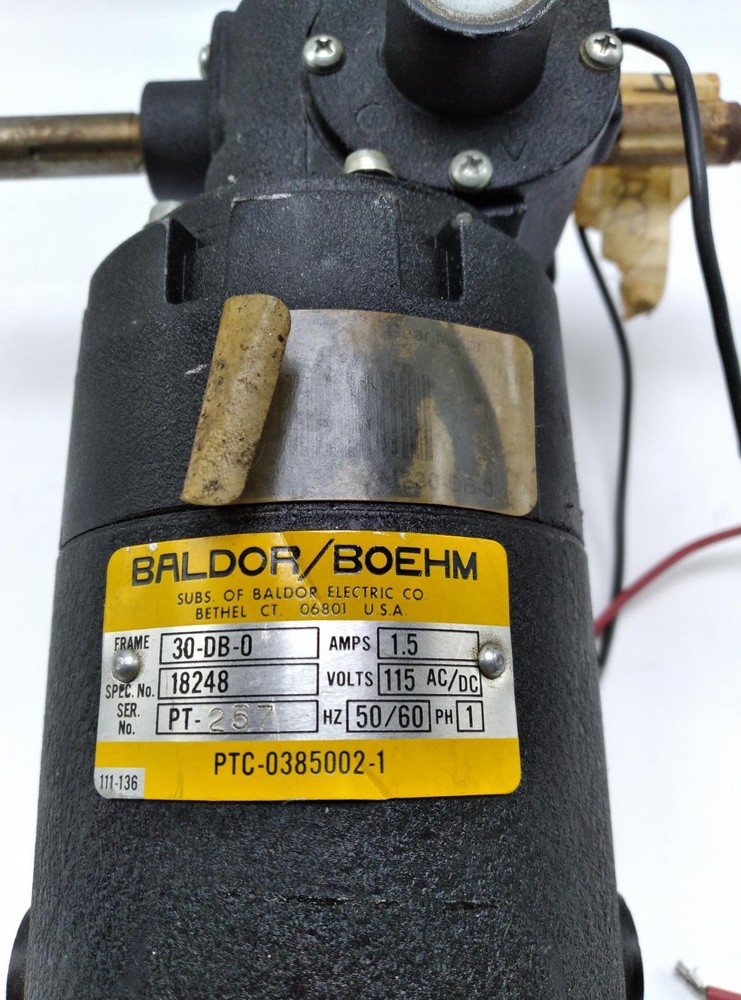 Baldor PTC-0385002-1 Synchronous Motor