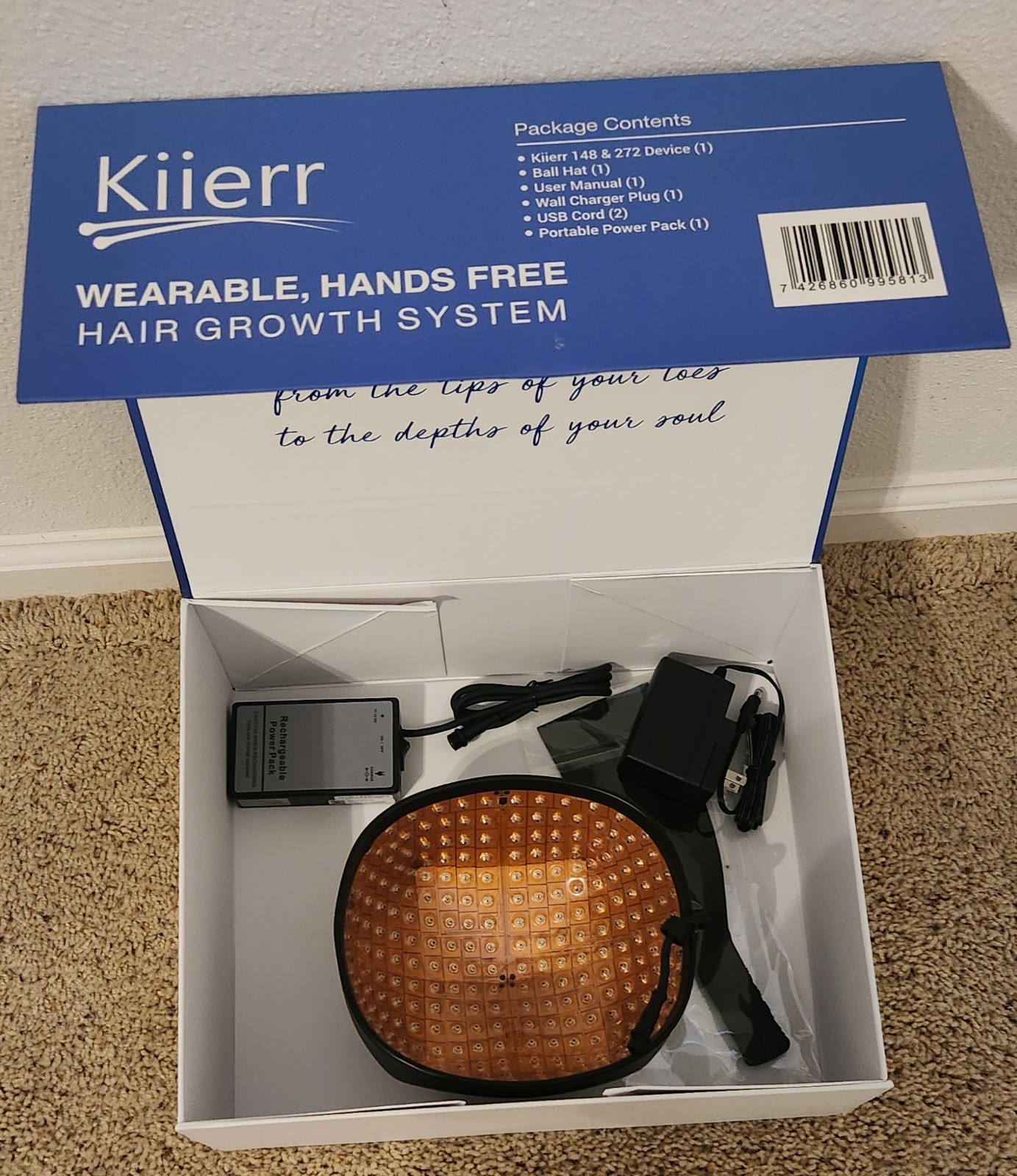 Kiierr272Premier-MD Laser Hair Cap - Laser Therapy LLLT Regrowth System - Unisex