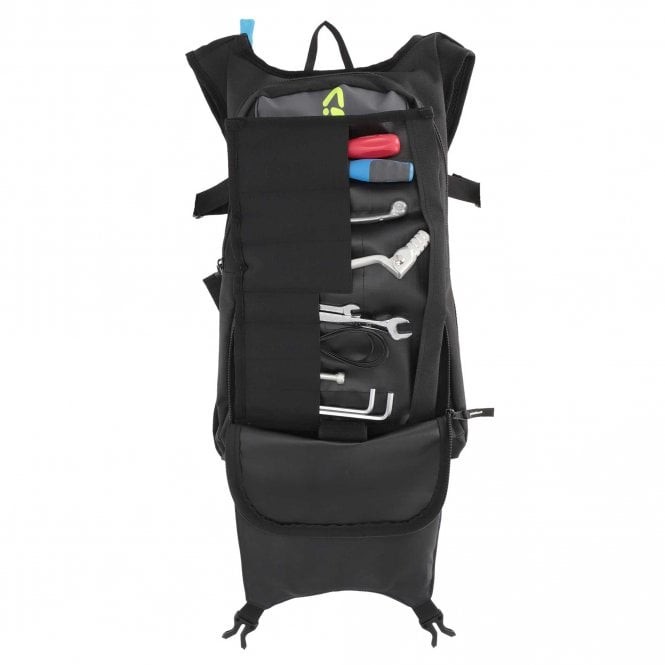 Acerbis H2O Hydration Pack - 10L Backpack w/2L Hydration Pack (Black/Grey/Fluo)