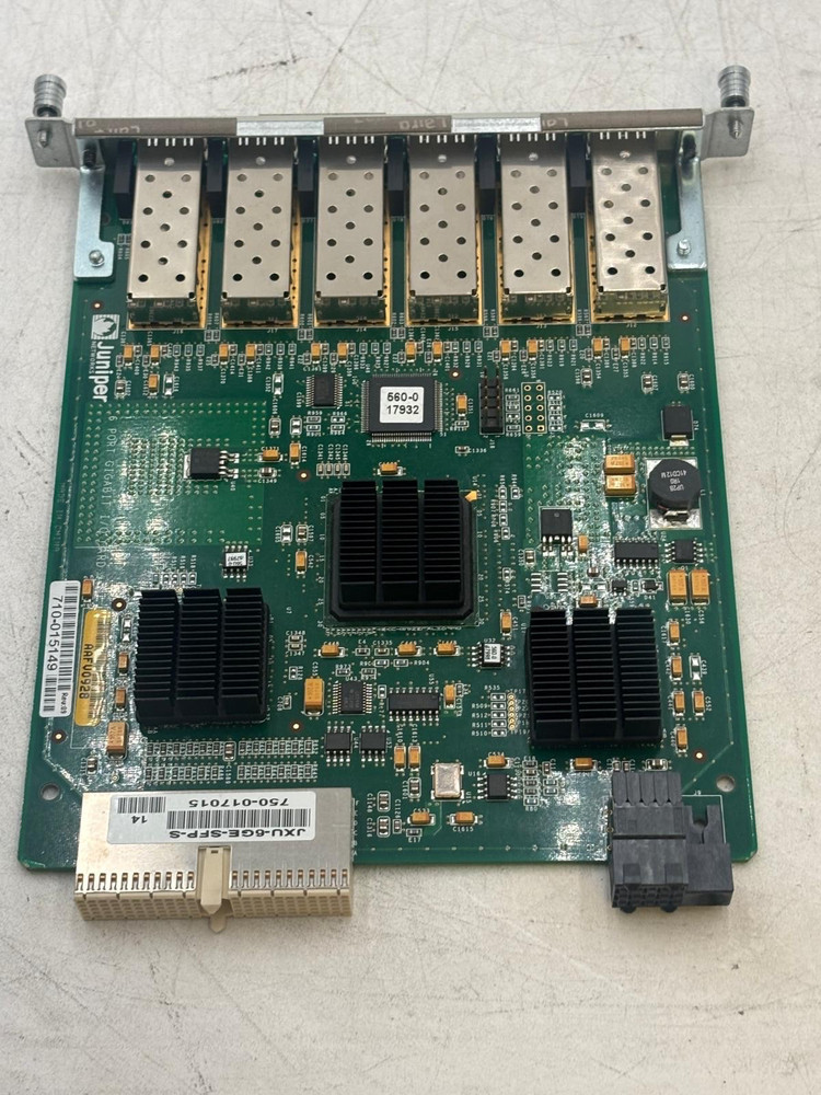Juniper JXU-6GE-SFP-S 6 Port SFP Interface Module