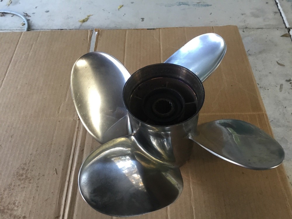 power tech 4 four  blade stainless prop counter rotating