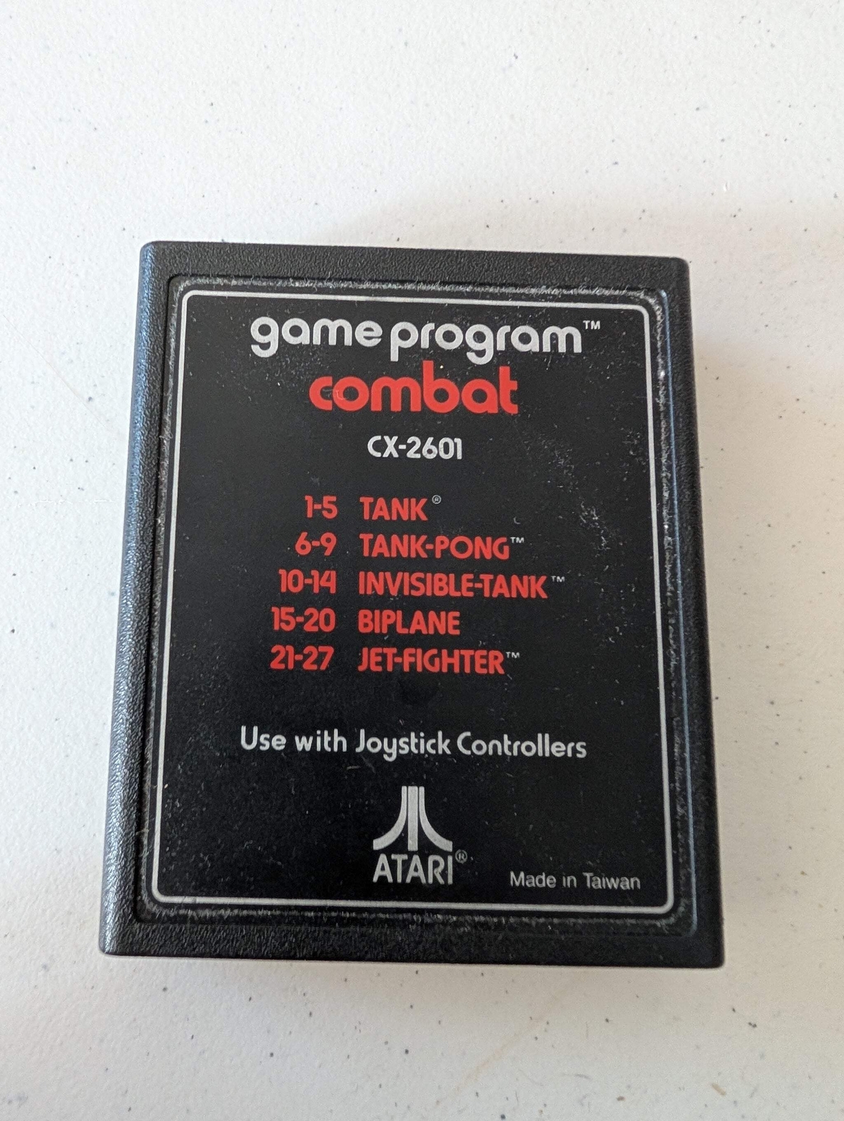 CX-2601 - Combat (Tank - Tank Pong - Invisible Tank - Biplane - Jet Fighter) (At