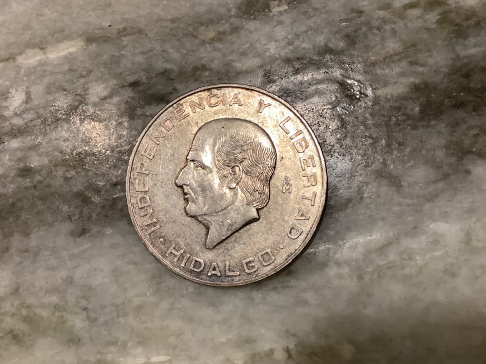 1955 Silver 10 Peso