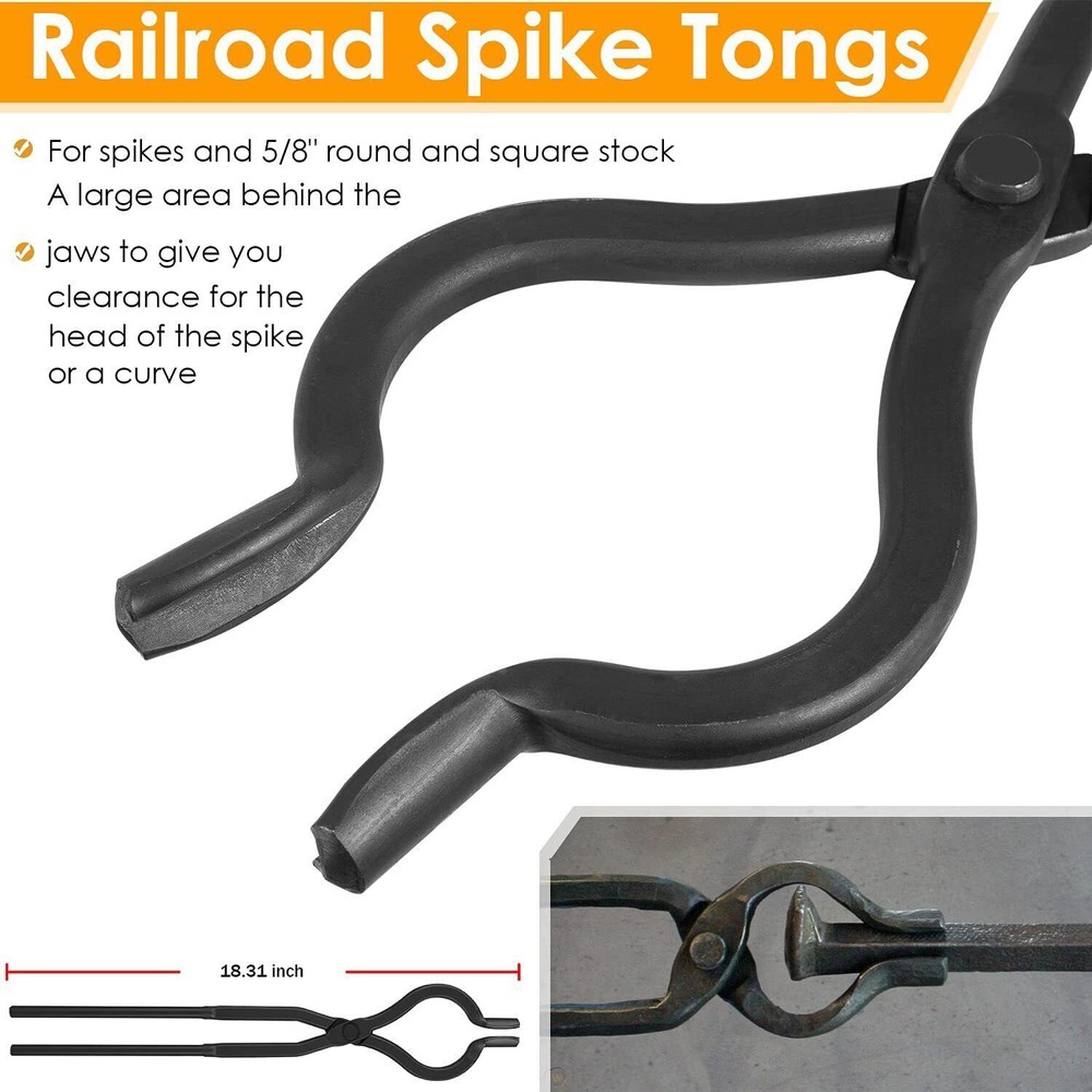 Blacksmith Tongs Set Expert Replacement Tongs/Blacksmith Starter Tool Hook Jig