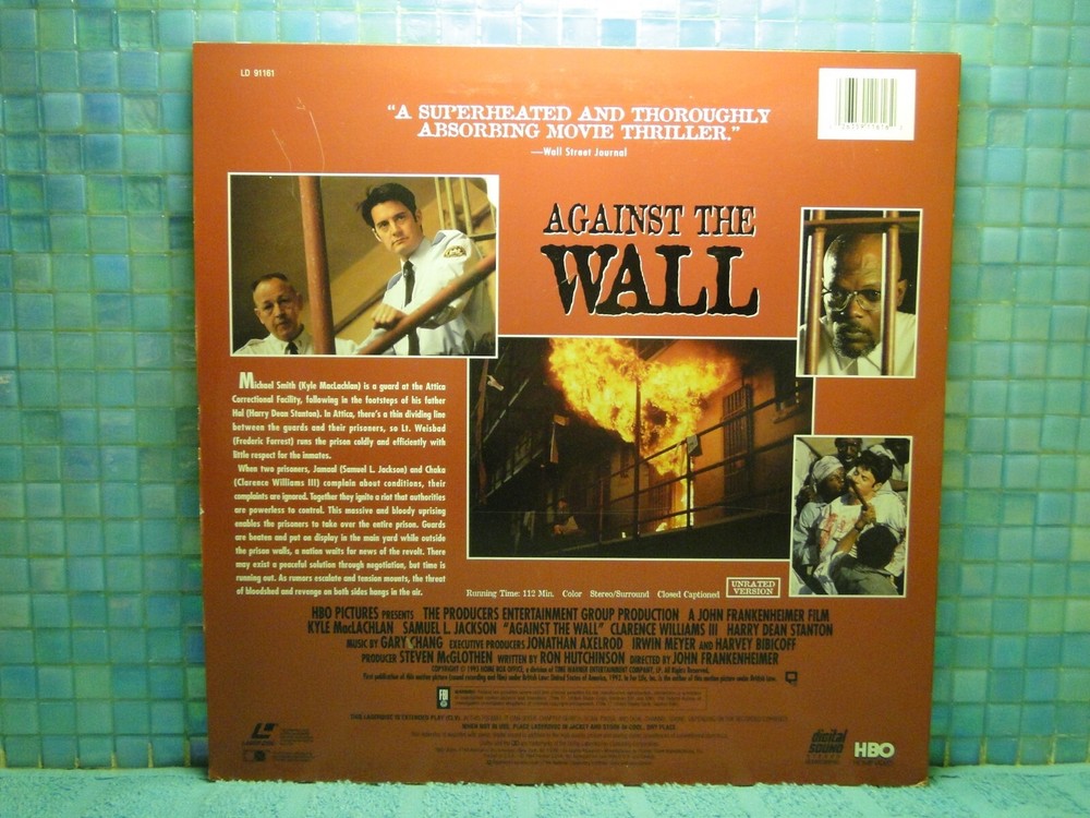 Against The Wall Laserdisc -EXTRA LDs SHIP FREE