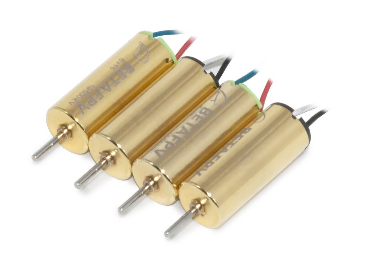 BetaFPV 6x15mm 19,500kv Brushed Tiny Whoop Drone Motors 2CW+2CCW