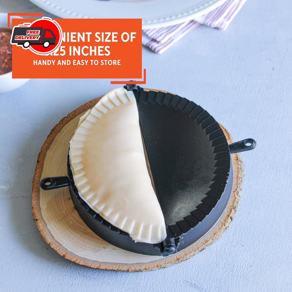 Empanada Press Set – Dumpling Maker, Plastic Empanada Mold & Pastry Press