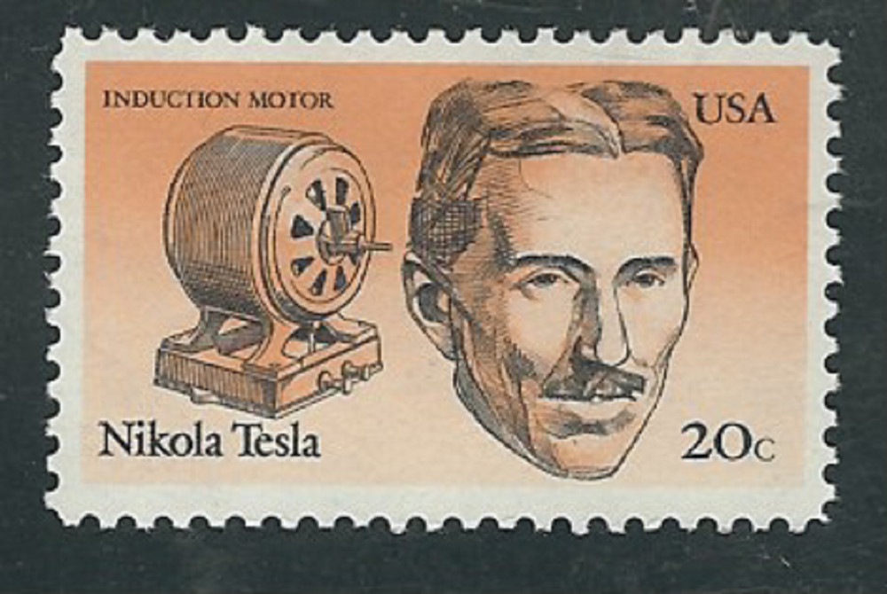 Scott #2057....20 Cent...Scientists...Tesla.. 3 Stamps