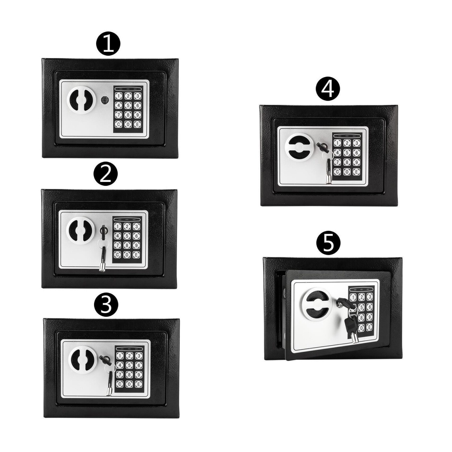 US Security Electronic Digital Safe Box Keypad Lock Jewelry Gun Home Office Cash