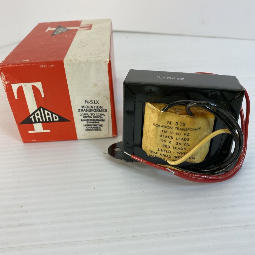 Triad N-51X Isolation Transformer 115v