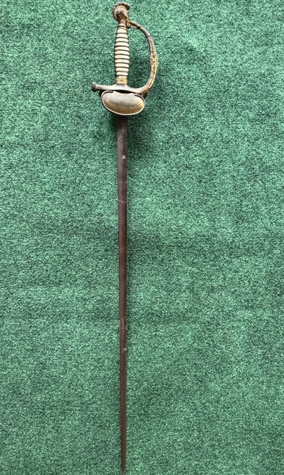 Mexican War Era Militia Staff Officer's Sword - Used