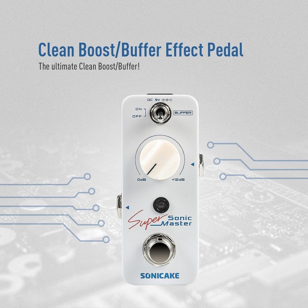 Mini Pure Boost Pedal +12dB Gain