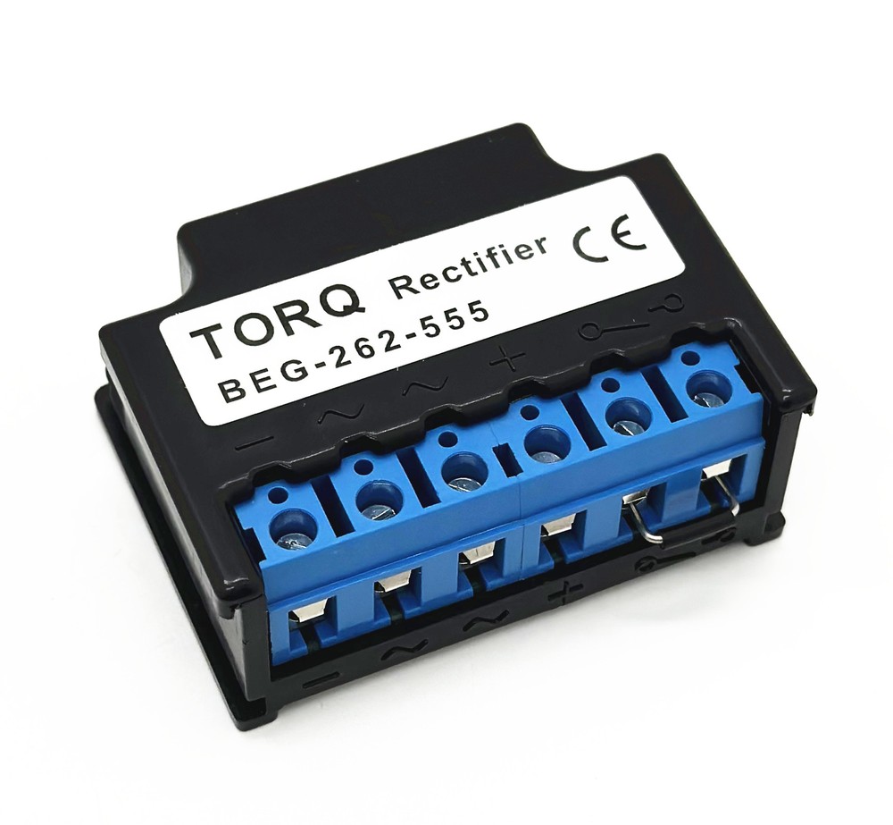 TORQ BEG-262-555 555V~ 0,75A half wave brake rectifier module