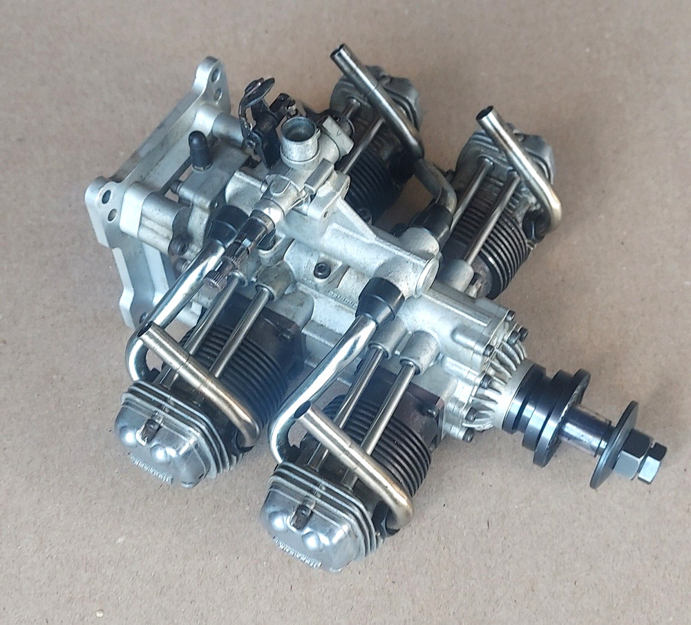 OS FF 320 Pegasus 4 Cylinder Flat 4 Stroke RC Model Airplane Engine Four Cycle