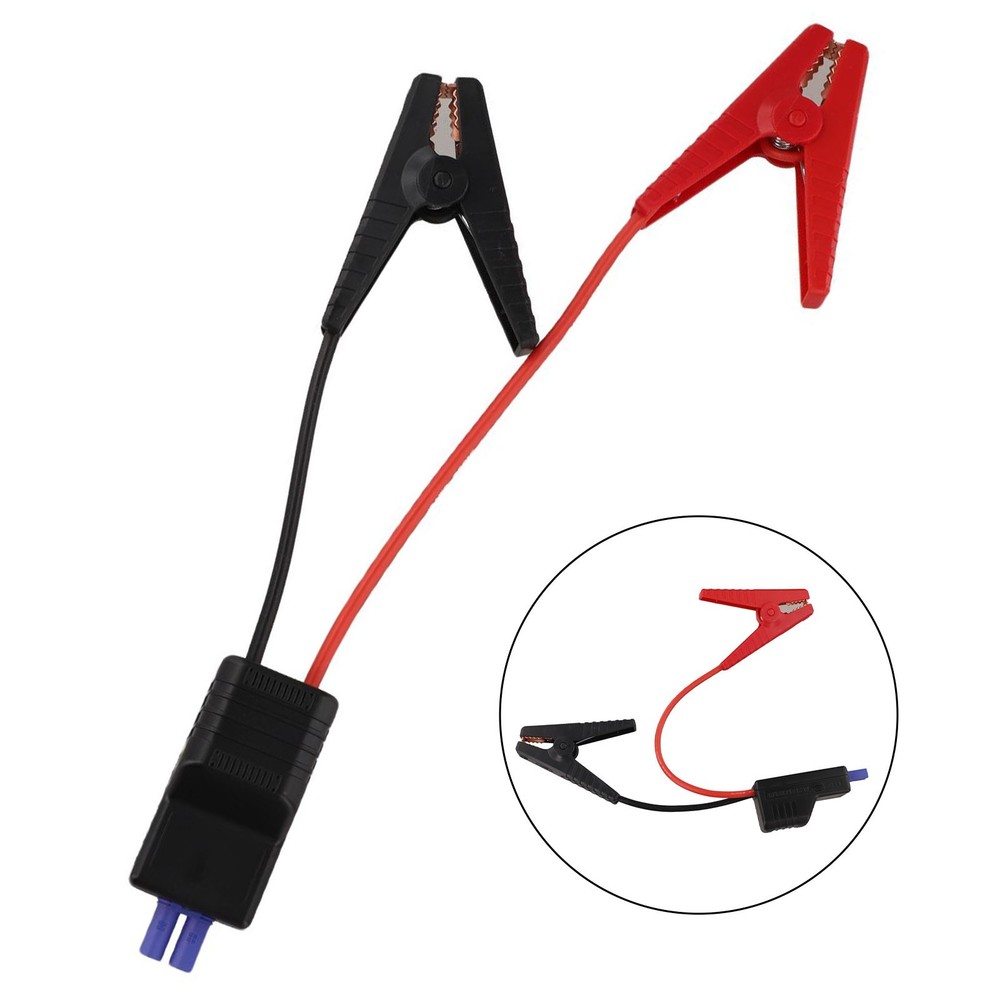 Battery Cable For Jumper Clip with For EC5 Socket for Smart Booster Support