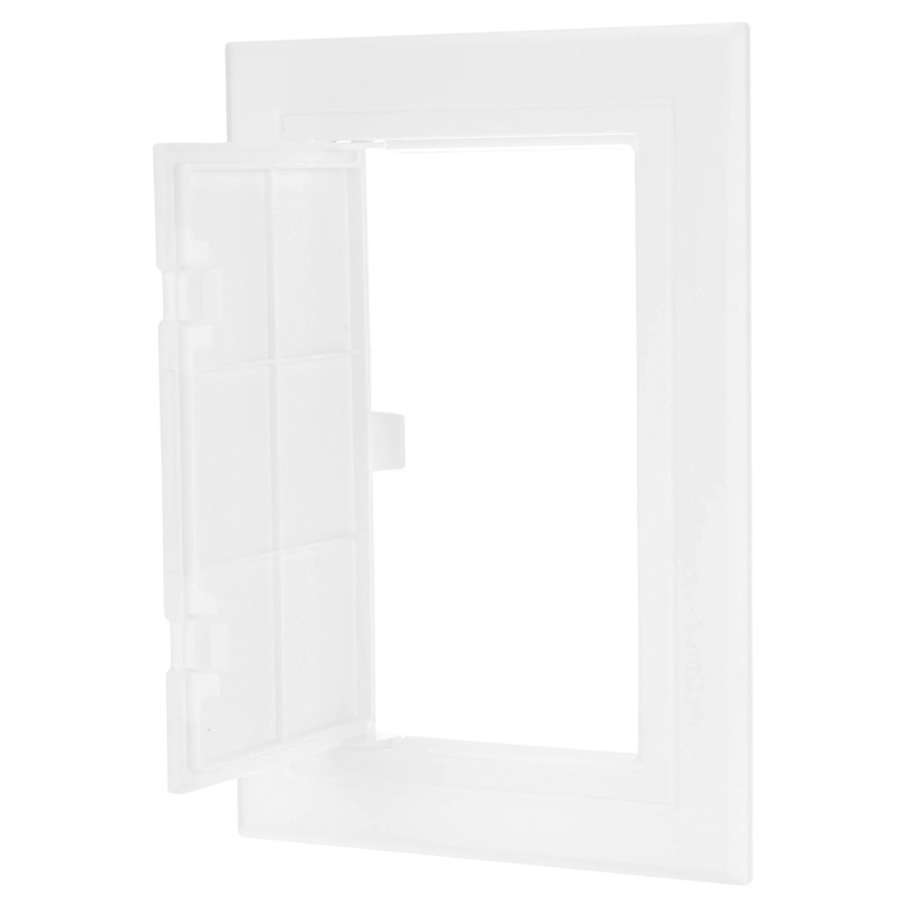 1-Pack Access Panel for Drywall, 3.7x6 Inch Plastic Wall Hole Cover [White]